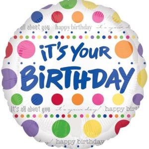Its Your Birthday Foil Balloon (18"/ 46cm)