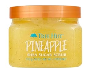 Tree Hut Pineapple Shea Sugar Exfoliating and Hydrating Body Scrub, 18 oz.