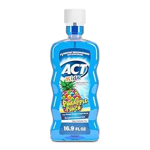 ACT Kids Anticavity Fluoride Rinse, Pineapple Punch, 16.9 fl. oz.