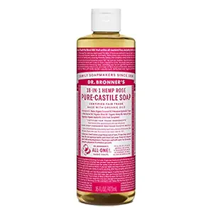 Dr Bronner's Rose Castile Soap (16 oz)