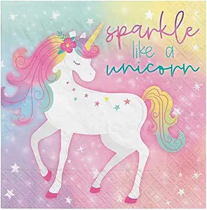 Enhanted Unicorn Lunch Napkins ( 16 - 2 PLY)
