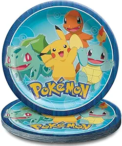 Pokeman Plates (8 Pcs., 9 inches)