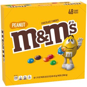 M&M'S Peanut Milk Chocolates Candy (1.74 oz)