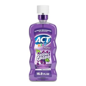 ACT Kids Anticavity Fluoride Rinse, Groovy Grape, 16.9 fl. oz.