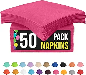 Cerise Napkins Luncheon (50 Pcs)