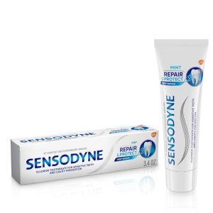 Sensodyne Mint Repair & Protect Deep Repair Fluoride Toothpaste (3.4 oz)
