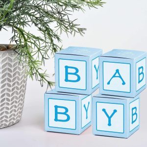 Blue baby Shower Party Favor Candy Gift Boxes (25 Pcs)