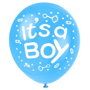 Its a Boy Latex Balloons