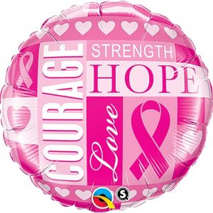 Breast Cancer Inspirations Foil Balloon (1 Pc)