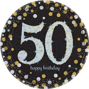 Sparkling Celebration 50 Plates (8 Pcs., 9 inches)