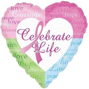 Celebrate Life Foil Balloon (18"/46 cm)