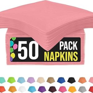 Pink Party Napkins Pink Lunch Napkins (50 Pcs )