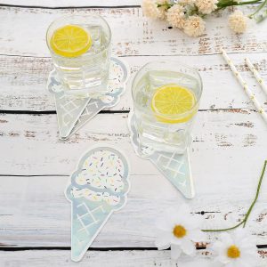 Cone Beverage Cocktail Napkins, Disposable Paper Napkins ( 20 Pcs)