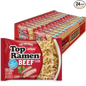 NISSIN Top Ramen Beef ( 3 oz)