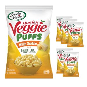 Sensible Potions Garden Veggie Puffs White Cheddar ( 0.5 oz)