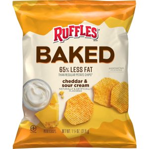 Ruffles BAKED Cheddar & Sour Cream ( 1.125 oz)
