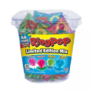 Ring Pop Assorted Flavors Lollipops Candy (0.5 oz)
