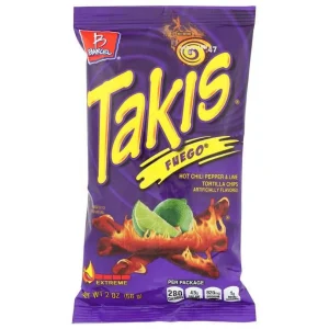 Takis Fuego Hot Chili Pepper & lime 2 OZ