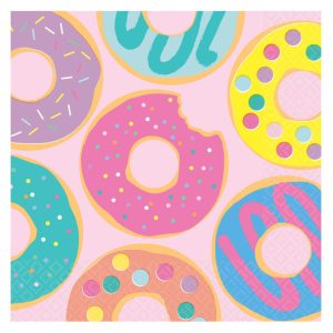 Donut Party Luncheon Napkins (16 - 2 PLY)