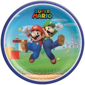 Super Mario Plates (8 Pcs., 9 inches)