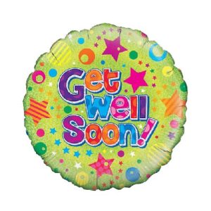 Get Well Soon Foil Ballon (18"/46cm)