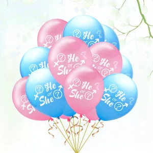 Gender Reveal Party Balloons (15 Pcs)