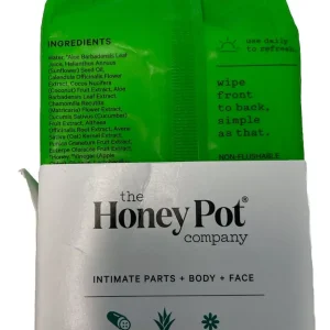The Honey Pot Intimate Normal Travel Daily Wipes (30 ct)