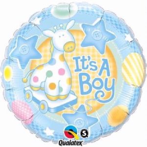 It's A Baby Boy Foil Balloon (18"/46 cm)