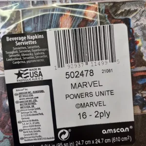 Marvel Powers Unite Napkins (16 - 2 PLY)