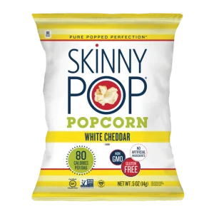 SkinnyPop  Popcorn White Cheddar ( 0.5 oz)