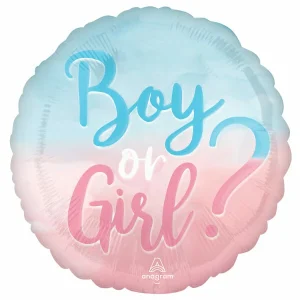 Gender Reveal Party Boy or Girl ? Foil Balloon (17 in 43 cm)