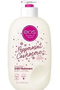 eos Shea Better Body Lotion- Peppermint Cashmere, 24H Moisture, 16 oz