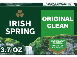 Irish Spring Bar Soap, Original Clean, 4 oz.