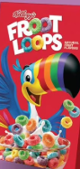 Kellogg's Mini Froot Loops Cereal Box 1.38oz