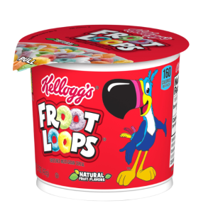 Kelloggs's Froot Loops Single Serve Cereals Cups 1.5oz