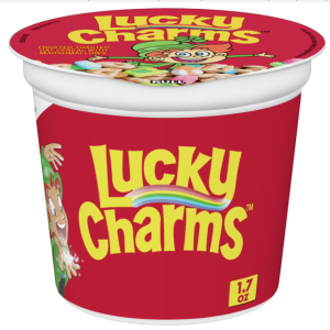 General Mills Lucky Charms Cereal Cups
