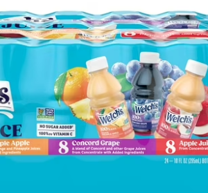 Welch's 100% Juice Variety Pack (10 fl. oz., 24 pk.)