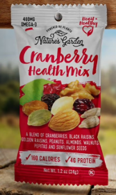 Nature's Garden Cranberry Health Trail Mix  (1.2 oz.)